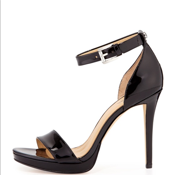 Michael Kors Shoes - MK Sienna Patent d'Orsay Sandal, Patent Black🖤